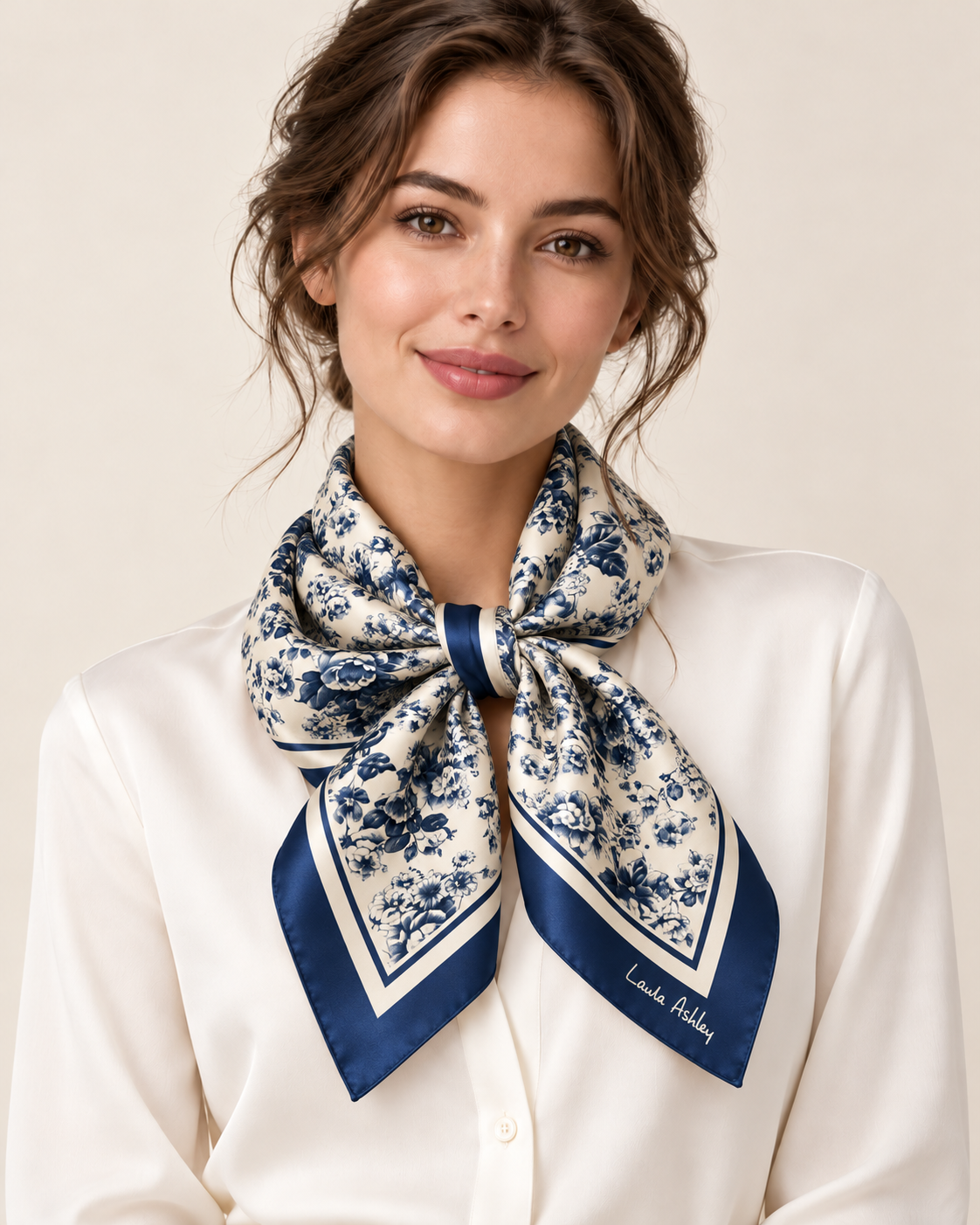 Шовкова хустка SH 410 A26 (90*90) Toile Delight
